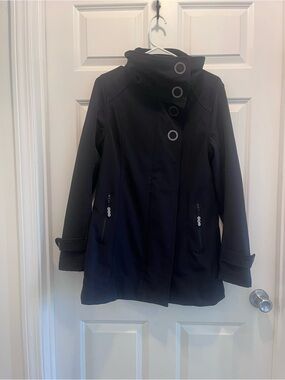 Lululemon Women’s Black Funnel Neck Coat